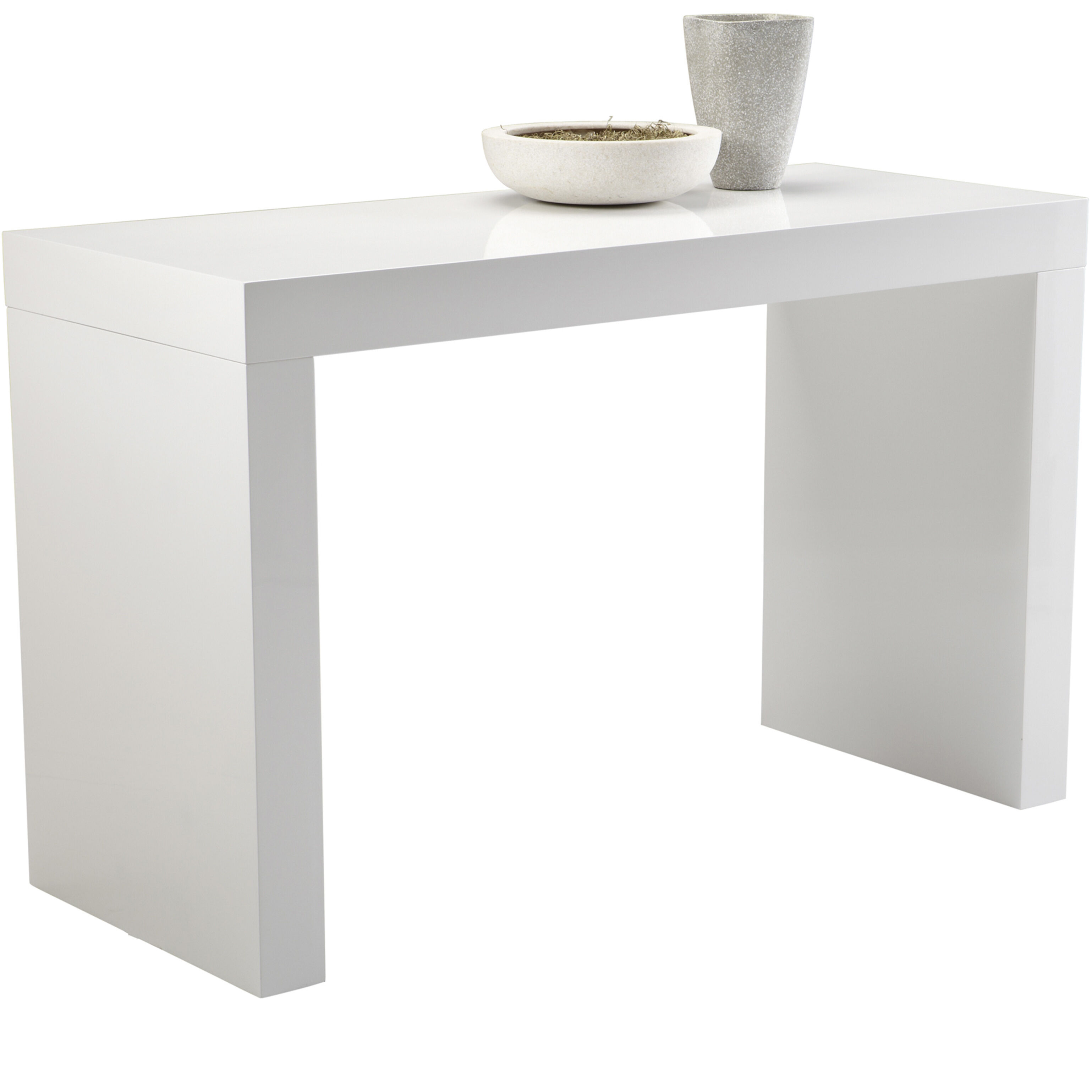 Faro High Gloss White Counter Table